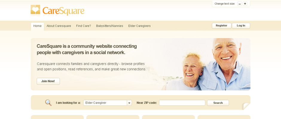 CareSquare Homepage